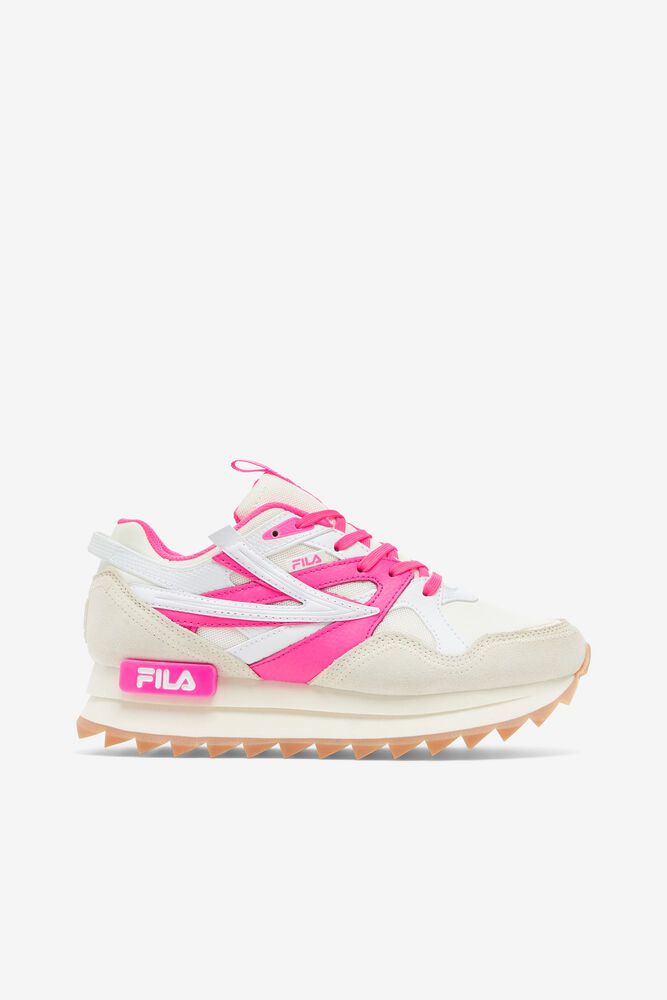 Fila Trainers Womens White Sandenal Orbit - Ireland 07952-BFGL